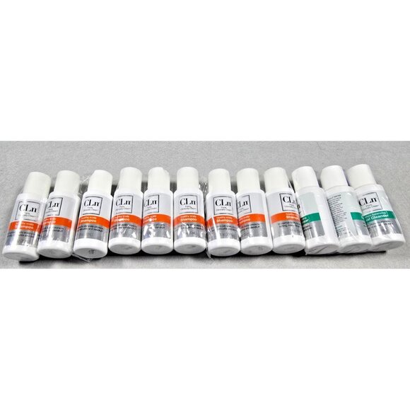 CLn Healthy Scalp Shampoo & Facial Cleanser Travel Set • Lot of 12 • TSA Size - Picture 2 of 7